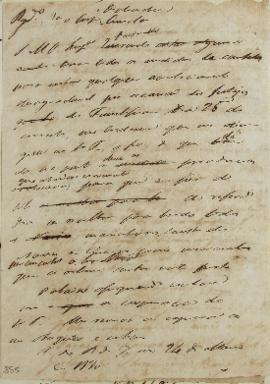 Circular enviada ao corpo diplomático em 24 de maio de 1830, informando sobre assuntos referentes...