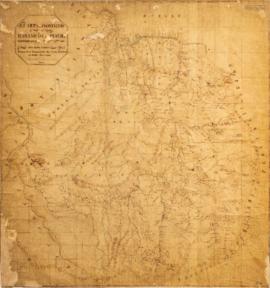 Carta corográficas das províncias do Maranhão e Piauí, datadas em 1840, e organizado por Luís Alv...