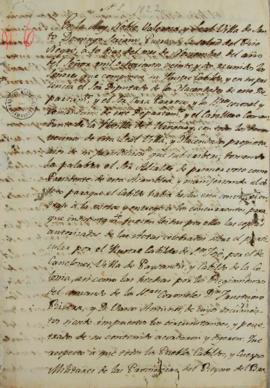 Cópia da Ata de 10 de novembro de 1822 de celebração realizada pelo Cabildo da Vila de São Doming...