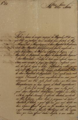 Oficio nº 16 do Monsenhor Francisco Corrêa Vidigal (s.d-1838) a Luis José de Carvalho e Melo (176...