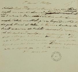 Carta enviada à firma Samuel Philips (s.d) informando sobre o envio do Boletim Universal ao Ex-Im...