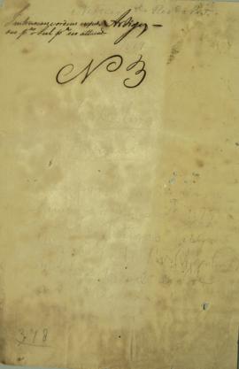 Carta com instruções e ordens expedidas em 1819 para a Guerra contra Artigas (1816-1820).