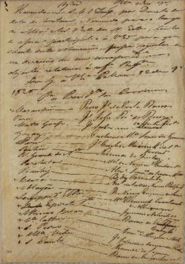 Circular enviada para os presidentes das províncias, em 22 de novembro de 1825, abordando o decre...