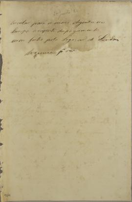 Conjunto de circulares enviada por Manuel Rodrigues Gameiro Pessoa (s.d.-1846) para Visconde do R...