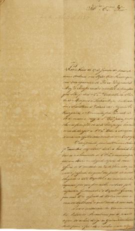 Despacho enviado, no dia 20 de abril de 1827, da cidade de Luanda, em Angola, pelo cônsul brasile...