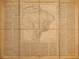 Carta geográfica, estatística, histórica e política do Brasil de 1825, produzido por Jean Alexand...