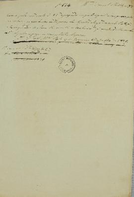 Carta enviada à firma Samuel Philips informando sobre o envio de mercadorias, um forno encaminhad...