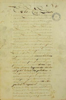 Ata de 28 de abril de 1823, realizada pelo Cabildo de Colônia do Sacramento da ratificação da inc...