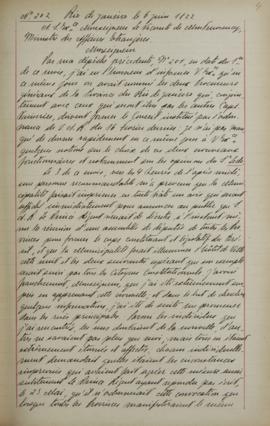 Despacho de 6 de junho de 1822, de Jean-Baptiste Maler (s.d.-s.d.), cônsul-geral da França no Bra...