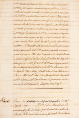 Cópia de ofício enviado por Luiz Moutinho Lima Alvares e Silva (1792-1863), para Kiehofer (s.d.),...