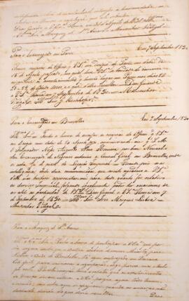 Cópia de ofício enviado pelo Monsenhor Francisco Correia Vidigal (1766-1838) para G. Kiechhofer, ...
