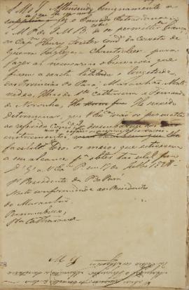Circular enviada em 19 de julho de 1828 para os presidentes das Províncias do Pará, Maranhão, Per...