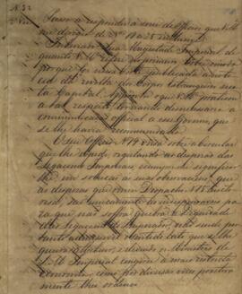 Cópia de despacho n.32 enviado por João Carlos Augusto de Oyenhausen-Gravenburg (1776-1838), Marq...