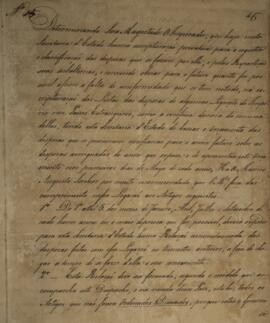 Cópia de despacho n.15 enviado por João Carlos Augusto de Oyenhausen-Gravenburg (1776-1838), Marq...