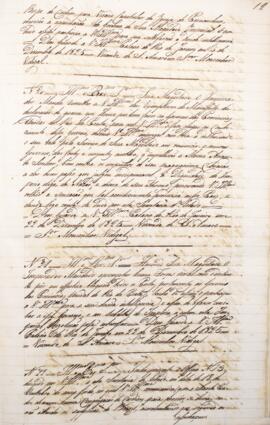 Cópia de despacho enviado por José Egídio Álvares de Almeida (1767-1832), Marquês de Santo Amaro,...