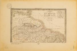 Carta corográficas do Brasil, datada em 1820 e endereçada por M. Lapie I. Geografo do Rei. O docu...