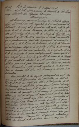 Despacho nº 188, de 7 de maio de 1822, de Jean-Baptiste Maler (s.d.), Cônsul-geral da França no B...