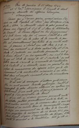Despacho nº 175, de 15 de março de 1822, de Jean-Baptiste Maler (s.d.), Cônsul-geral da França no...