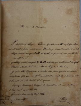 Despacho de 29 de maio de 1828, de D’Olfers, encarregado dos negócios da Prússia, endereçado a Jo...