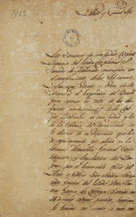 Ofício de 26 de dezembro de 1812, enviado para o Secretário dos Negócios do Império do Brasil, so...