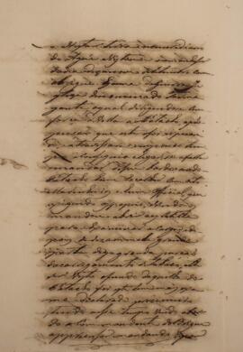 Procuração original, datada de 19 de fevereiro de 1842, escrita pelo escrivão José Xavier da Costa. A procuração declara que Dona Carlota Maria José Nabuco Cerqueira Lima, viúva do negociante José Cerqueira Lima, cidadão brasileiro, justifica o direito de arrecadar os pertences do casal inventariados pelo falecido para partilhar com os respectivos herdeiros. Ela requisita também uma indenização pelas apreensões, realizadas pela Inglaterra, das embarcações “Caliope”, “Golfinho” e “Firmeza”, que a viúva afirma terem sido erroneamente acusadas de tráfico de escravizados. Contém anexos.