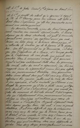 Ofício de 20 de dezembro de 1823, dirigida a Jacques-Marie Aymard (s.d.-1837), Conde de Gesta, no...