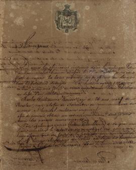 Despacho de 2 de dezembro de 1824, de Karl Wilhelm von Theremin, Cônsul-geral da Prússia no Brasi...