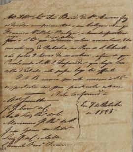 Circular enviada aos agentes diplomáticos da corte em 7 de outubro de 1825, abordando sobre os ex...