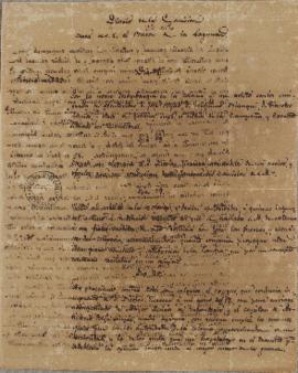 Notas de despesas nº 15, a Francisco Corrêa Vidigal (s.d-1838) referente ao custo de estadia em p...