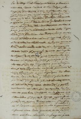 Ata de 10 de novembro de 1824 redigida na cidade de San Felipe y Santiago de Montevidéu, sobre a ...