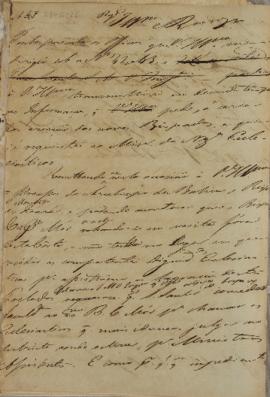 Despacho enviado pelo Monsenhor Francisco Corrêa Vidigal (s.d-1838) em 29 de novembro de 1826 com...