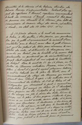 Ofício de 14 de maio de 1821, do comissário e encarregado da marinha, endereçada ao ministro da m...