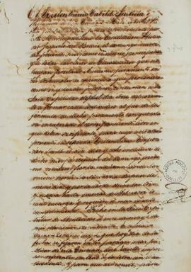 Cópia feita por Luciano de las Casas em 19 de agosto de 1825 da ata do Cabildo de Montevidéu para...