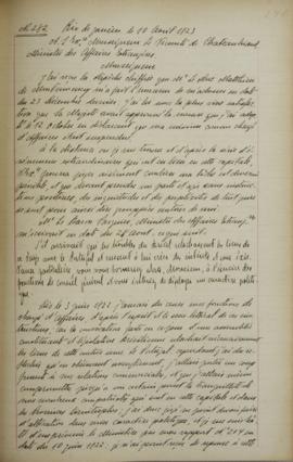 Despacho de 10 de abril de 1823, de Jean-Baptiste Maler (s.d.-s.d.), cônsul-geral da França no Br...