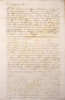Cópia de ofício enviado pelo Monsenhor Francisco Correia Vidigal (1766-1838) para José Egídio Álv...
