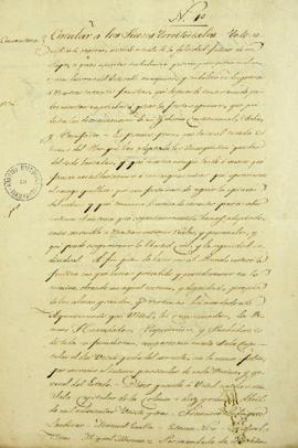 Convocatória do Cabildo para a ratificação da Incorporação ao Império Brasileiro em 18 de abril d...