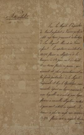 Carta enviada em 12 de setembro de 1830, sobre questões de testamento e divisões de bens relativo...