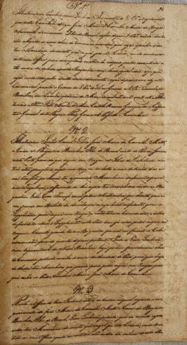 Cópias de despachos enviados, entre 1827 e 1828, pelo cônsul brasileiro em Luanda, Ruy Germack Po...