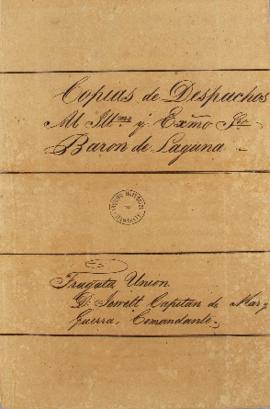 Cópias de 9 despachos enviados entre 26 de novembro de 1822 e 15 de dezembro de 1822, por David J...