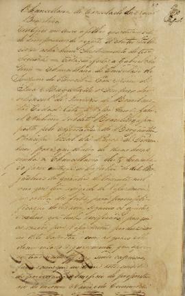 Cópia do despacho enviado pelo cônsul brasileiro em Luanda, Ruy Germarck Possolo (1788-s.d.), em ...