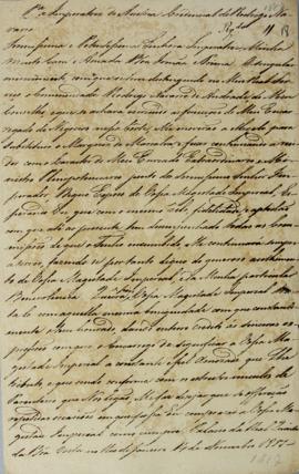 Minuta de Credencial enviada por D. João VI (1767-1826) para a Imperatriz da Áustria informando q...