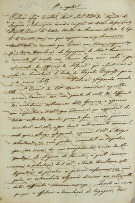 Despacho de 10 de outubro de 1823, de José Joaquim Carneiro de Campos (1768- 1836), conselheiro, ...