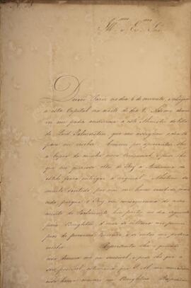 Ofício original recebido por Francisco Carneiro de Campos (1765-1842), com data de 21 de dezembro...