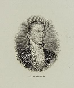 O quinto Presidente dos Estados Unidos da América, James Monroe (1817 – 1825) [Gravura]