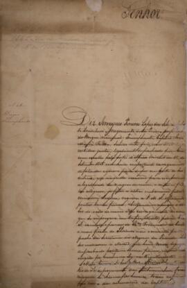 Requerimento original datado de 30 de maio de 1846 enviado por Jerônimo Pereira Lopes da Silva (s.d.), para D. Pedro II (1825-1891), discorrendo sobre o apresamento do brigue de sua propriedade denominado “Triunfante” por um navio de guerra britânico por suspeita de empregar-se no tráfico de escravos. Solicita que ordene ao cônsul do Brasil no Cabo da Esperança reclamar ao governo britânico a entrega do referido brigue e seu carregamento.