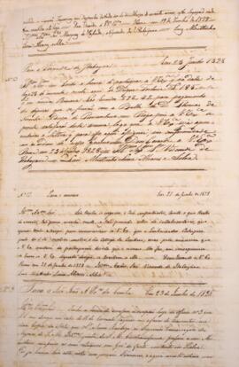 Cópia de Ofício enviado por Luiz Moutinho de Lima Álvares e Silva (1792-1863) para Manuel Rodrigu...