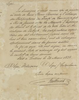 Nota de Manuel Rodrigues Gameiro Pessoa (s.d.-1846), Visconde de Itabaiana, ao senhor Colquhaun, ...
