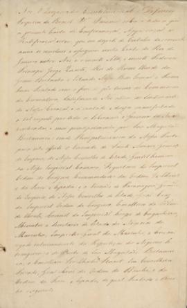 Carta de confirmação, aprovação e ratificação de Tratado entre o Império do Brasil e o Reino Unid...