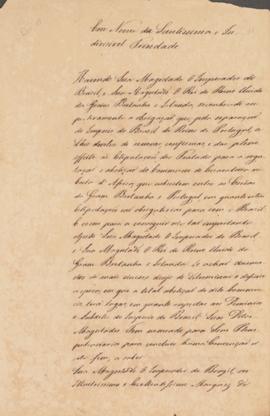 Tratado celebrado entre o Império do Brasil e o Reino Unido da Grã-Bretanha e Irlanda para o fim ...
